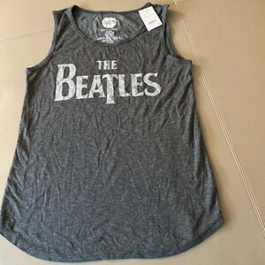 Apple Corps NWT The Beatles Charcoal Heather Girls Tank Top. Size XL(14-16).